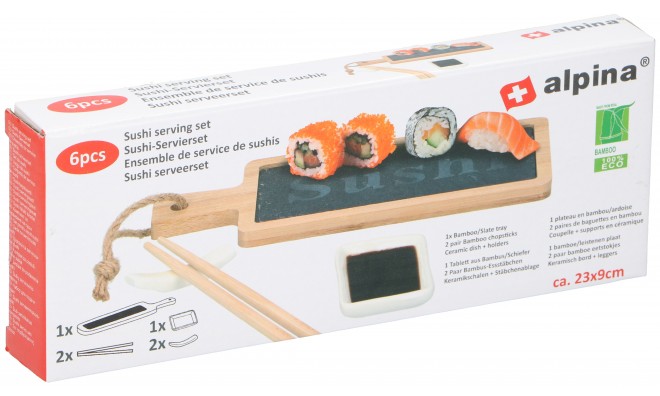 Alpina sushi tálaló szett 2